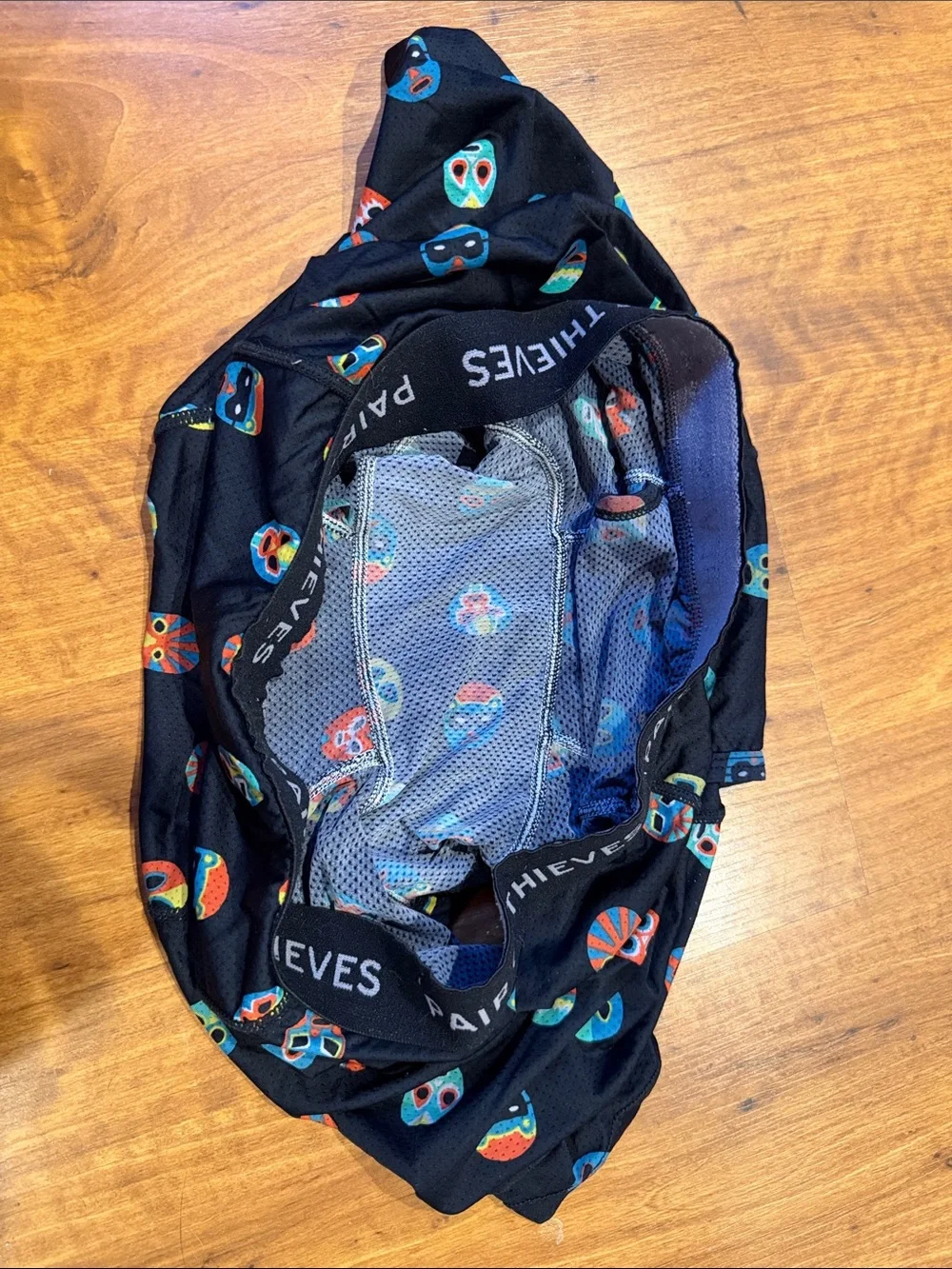 Pair of Thieves Black Mask Print Boxer Briefs